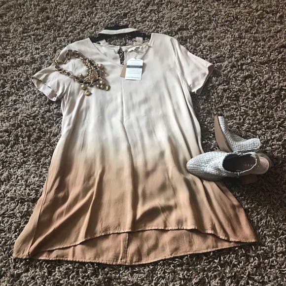 Kori Dresses & Skirts - Ombre choker dress by Kori.  NWT